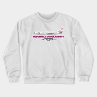 McDonnell Douglas MD-11 - Japan Airlines "J Bird - White-Tailed Eagle" Crewneck Sweatshirt